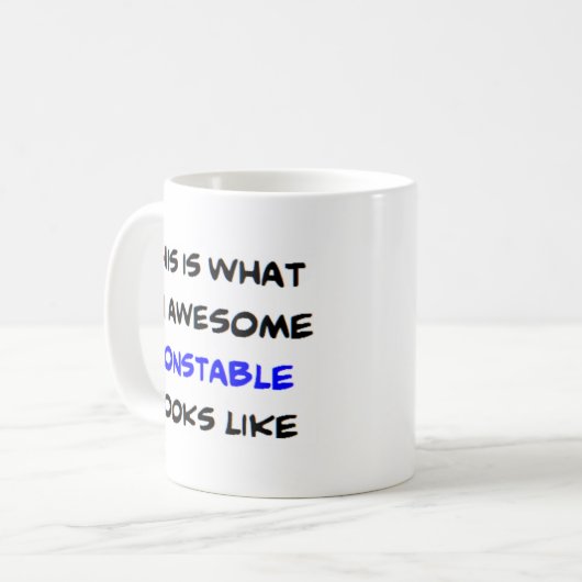 Mug constable, génial (Devant gauche)