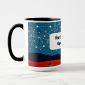 Mug Constellation de feu de camp étoilé nocturne indig (Gauche)