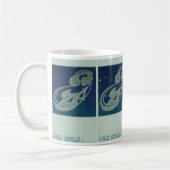 Mug Constellation de la Vierge Astrologie Zodiaque Vin (Gauche)