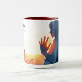 Mug Constellation de l'empreinte éternelle Embrassade (Centre)