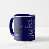 Mug Constellation de l'hémisphère Sud Musique brute (Devant gauche)