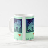 Mug Constellation du Bélier, Astrologie du Zodiaque Vi (Devant gauche)
