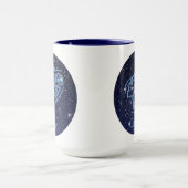 Mug Constellation du cancer et signe zodiaque avec éto (Centre)