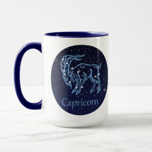 Mug Constellation du Capricorne et signe du zodiaque a