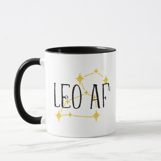 Mug constellation LEO AF et symboles Sun & Lion (Gauche)