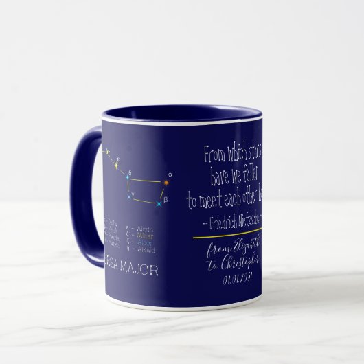 Mug Constellation Ursa major (Devant gauche)