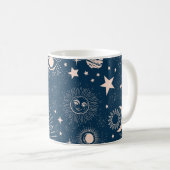 Mug Constellations galactiques : Conception de Motif s (Devant droit)