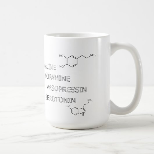 Mug Constitution chimique Geeky de la Science de (Droite)