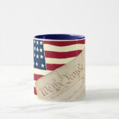 Mug Constitution des États-Unis, drapeau américain (Centre)