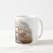 Mug Constitution d'USS de "vieil Ironsides" de frégate (Devant droit)