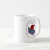 Mug, Constitution Party, Eagle, oval Koffiemok (Voorkant rechts)