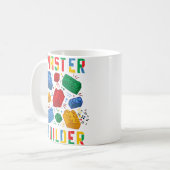 Mug Constructeur de briques Blocs amusants Bâtiment Ma (Devant gauche)