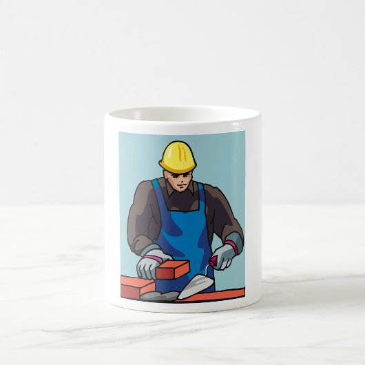 Mug Constructeur de Casquette dur pour ouvrier de cons