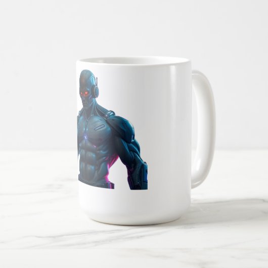 Mug Constructeur de corps de robot (Devant droit)