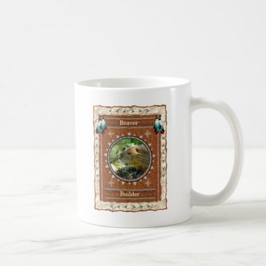 Mug Constructeur d'énergie de castor (Droite)