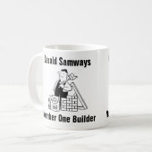 Mug Constructeurs de pâte à modeler pour ajouter un no (Devant gauche)