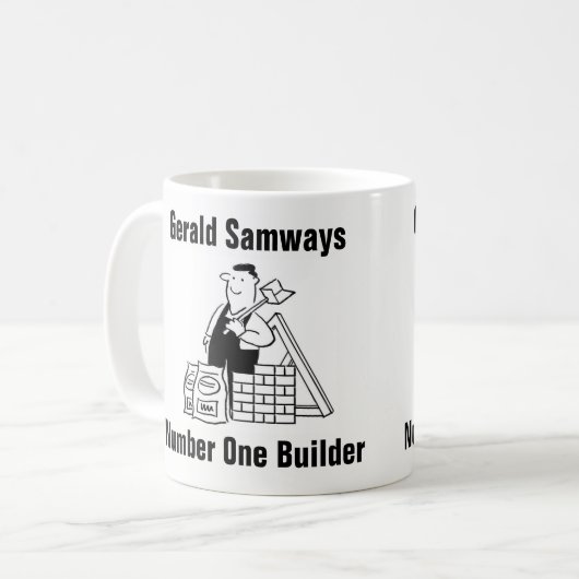 Mug Constructeurs de pâte à modeler pour ajouter un no (Devant gauche)