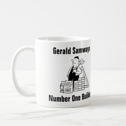 Mug Constructeurs de pâte à modeler pour ajouter un no (Gauche)