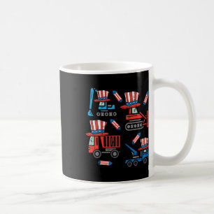 Mug Construction américaine 4 juillet quatrième enfant