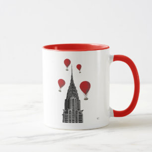Mug Construction de Chrysler et ballons à air d'un