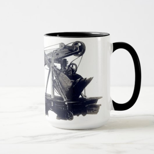 Mug Construction de la grue du Nord-Ouest à bord d'un  (Droite)