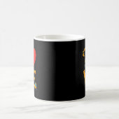 Mug Construction de la Saint-Valentin Amour Écrit Avec (Centre)
