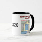 Mug Construction de mécanique quantique colorée (Devant droit)