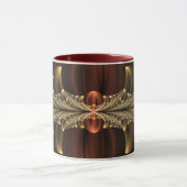 Mug Construction d'Imaginaires Art Fractal Abstrait br (Centre)