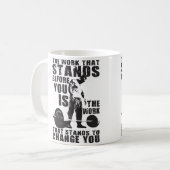 Mug "Construction du corps" Motivation de l'entraîneme (Devant gauche)