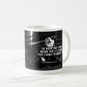 Mug "Construction du corps" Motivation de l'entraîneme (Devant droit)