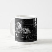 Mug "Construction du corps" Motivation de l'entraîneme (Devant gauche)