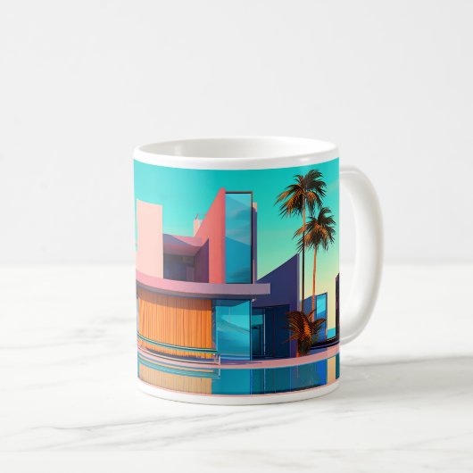 Mug Construction En Style Pop Art (Devant droit)