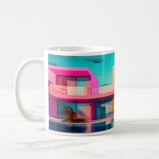 Mug Construction En Style Pop Art (Gauche)