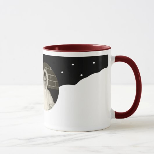 Mug Construction vous-même un bonhomme de neige (Droite)