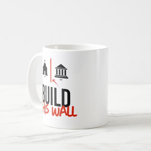 Mug Construire ce mur (Devant gauche)