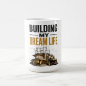 Mug Construire Ma Vie De Rêve – Progrès Plutôt Que Per (Centre)