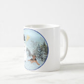 Mug Construire un bonhomme de neige (Devant droit)