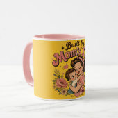 Mug Construit par l'amour d'une mère | Cadeau réconfor (Devant gauche)