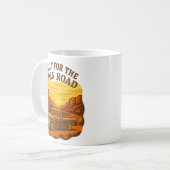 Mug Construit pour l'Open Road Retro Truck Art (Devant gauche)