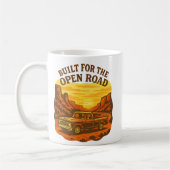 Mug Construit pour l'Open Road Retro Truck Art (Gauche)