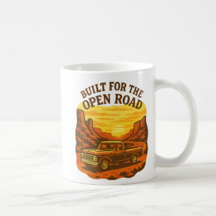 Mug Construit pour l'Open Road Retro Truck Art
