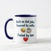 Mug Construit sur les blagues de papa (Gauche)