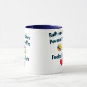 Mug Construit sur les blagues de papa (Centre)