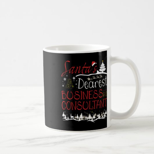 Mug Consultant d'affaires Xmas Job Cute Noël (Droite)