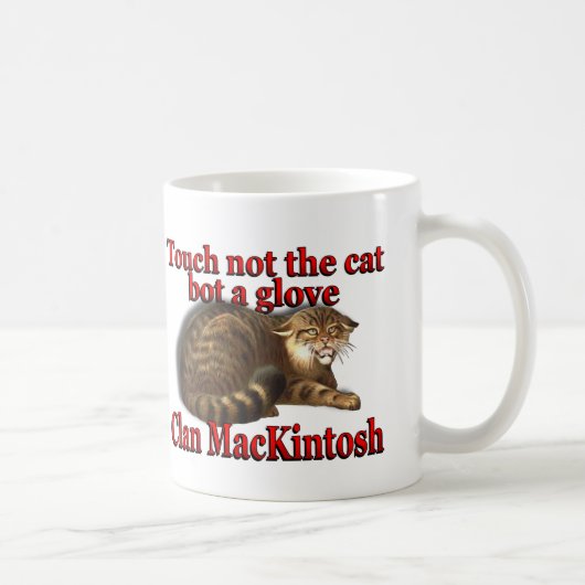 Mug Contact de Mackintosh de clan pas le Bot de chat (Droite)