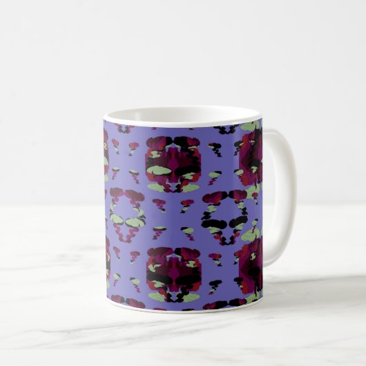 Mug Contained Sky Flame Roses (Devant droit)