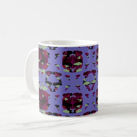 Mug Contained Sky Flame Roses (Devant gauche)