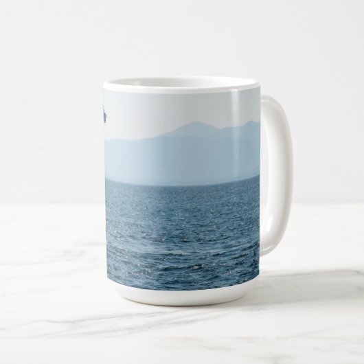 Mug Conte de baleines à bosse Pittoresque Alaska Coffe (Devant droit)