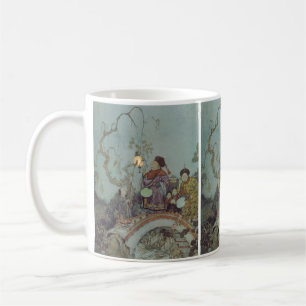 Mug Conte de fée vintage, Rossignol par Edmund Dulac