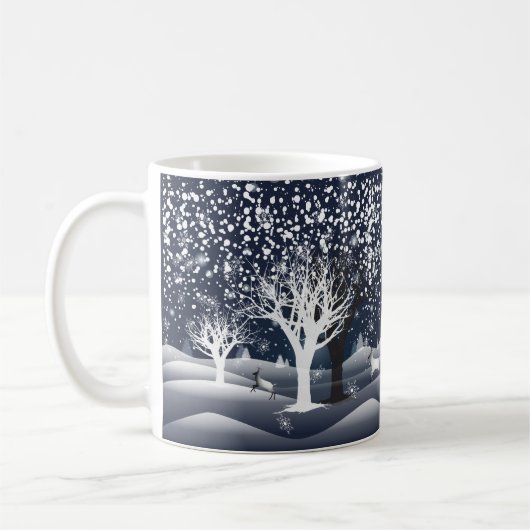 Mug Conte de fées de Noël. Forêt Imaginaire (Gauche)